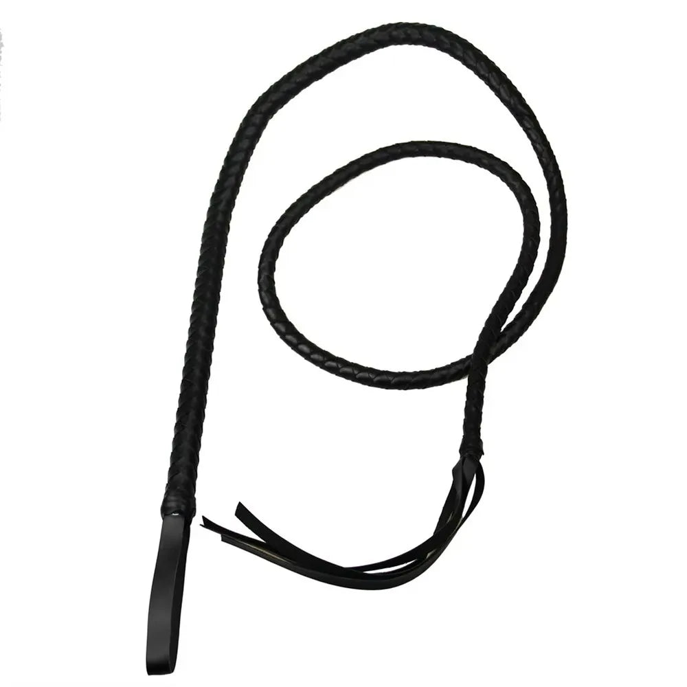 1Pcs Paddles Horse Whip With Handle Leather Equestrian Training Pointer 1.8m Portable Racing Riding Crop for Horse Training