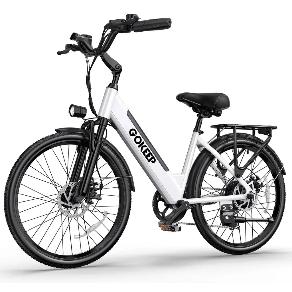 26-inch fashionable E-Bike, 600W brushless motor 48V-10.4ah lithium battery electric moped, adult electric bicycle