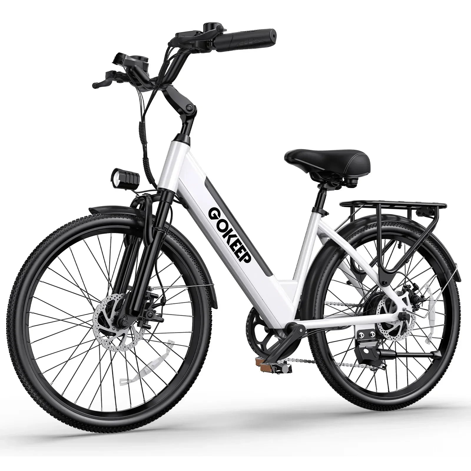 26-inch fashionable E-Bike, 600W brushless motor 48V-10.4ah lithium battery electric moped, adult electric bicycle