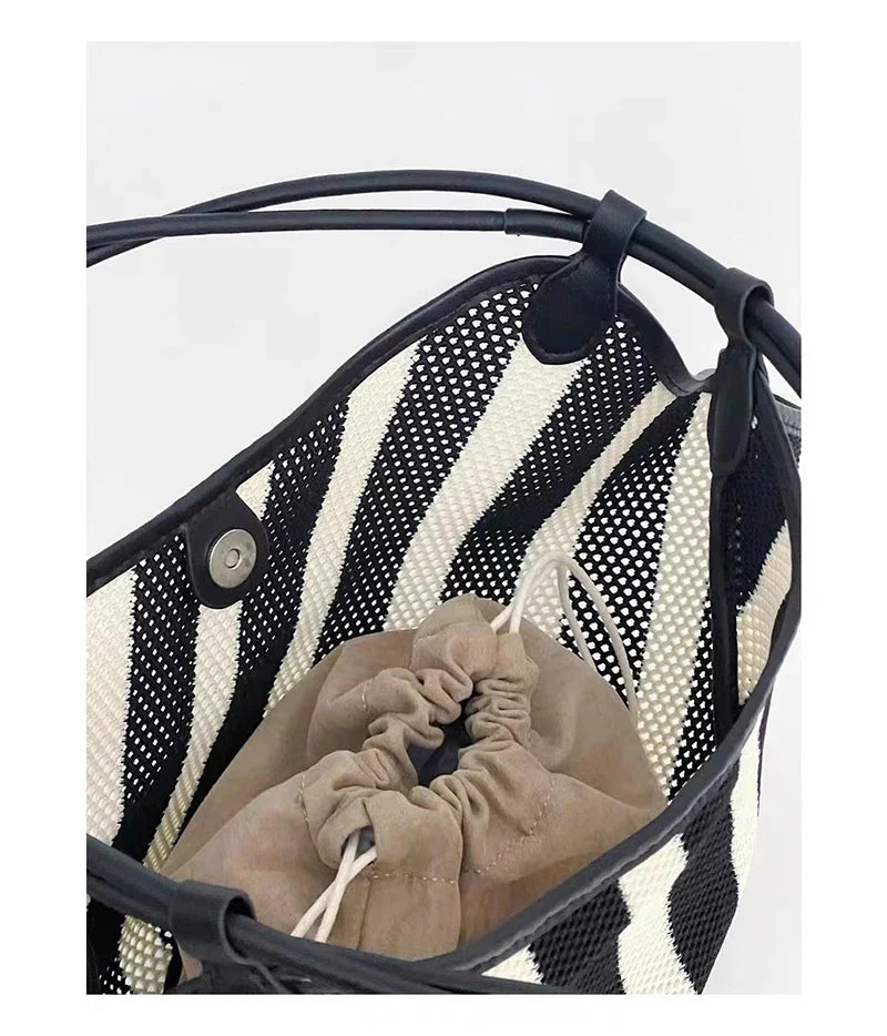 HIGHREAL Forest Lazy Style Crossbody Bag Bohemian Handmade Grass Woven Bag Leisure Vacation Beach Women's Woven Dumpling Bun
