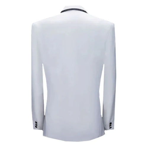 (jacket+pants) Men Fashion Wedding Banquet Party Flower