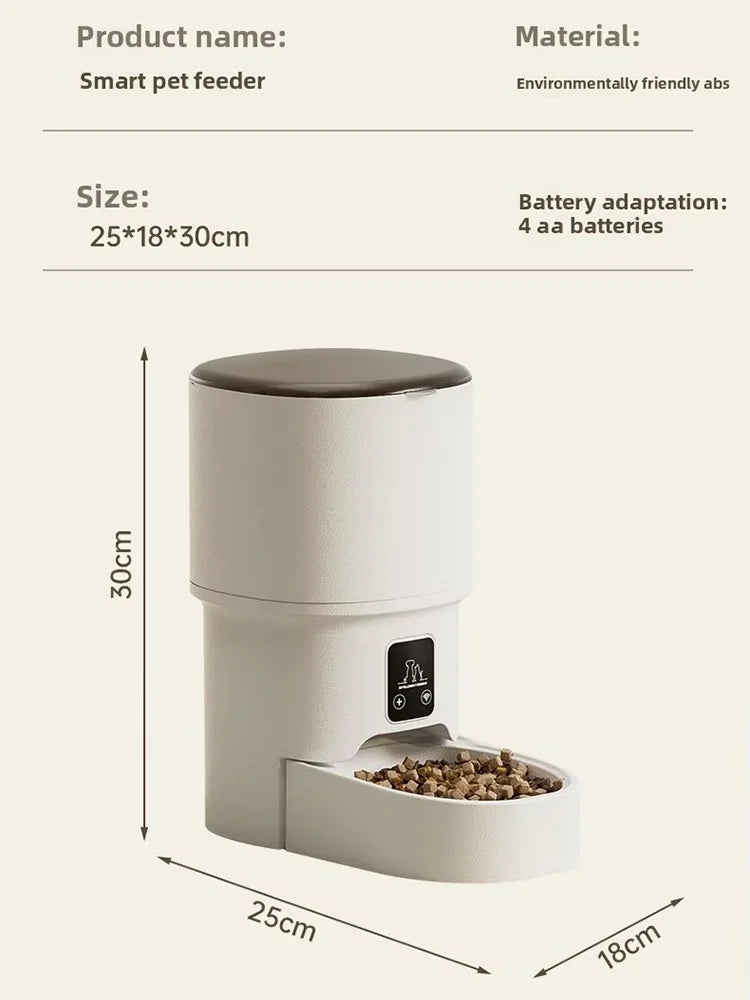 Automatic Dog Cat Feeder Smart Timer Quantitative App Remote Control