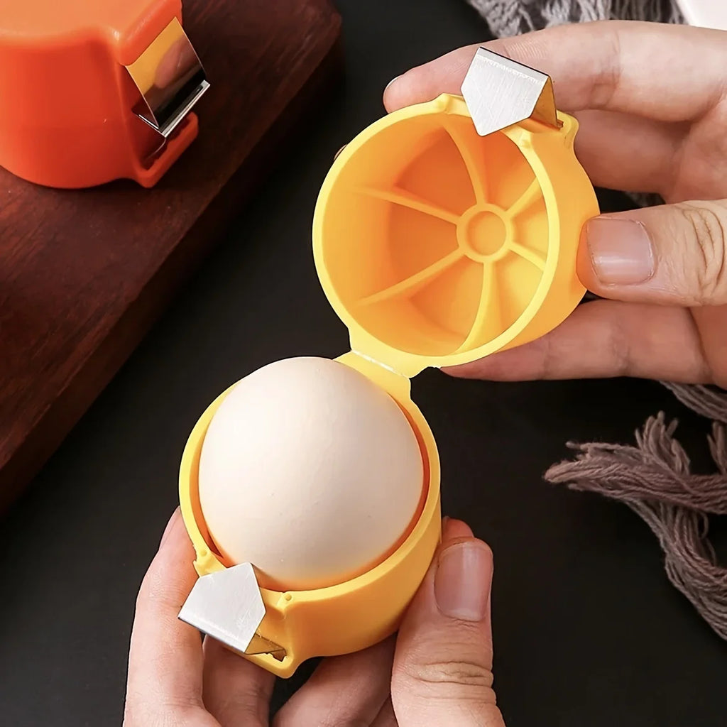 3pcs/1pc Stainless Steel Eggshell Separator - Quick Peel & Yolk