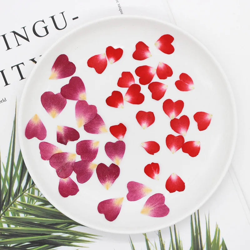 120pcs Rose Petals Mixed Pack, Dried Flowers, Pressed Flowers