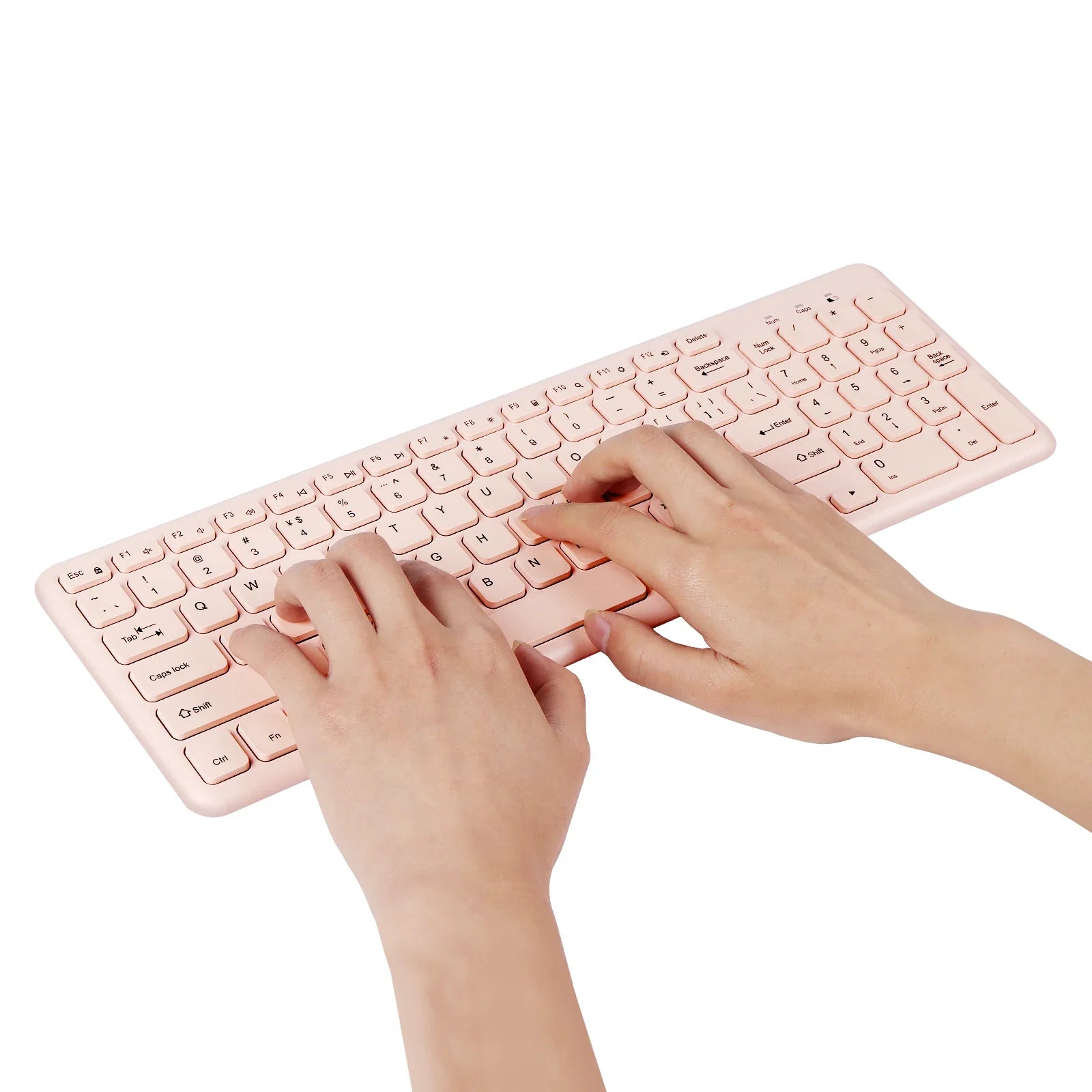 CHYI™ Fashion Wireless Keyboard & Mouse Combo – Silent, Ergonomic, 2.4GHz, Pink, Purple & More | FlipStylez LLC®