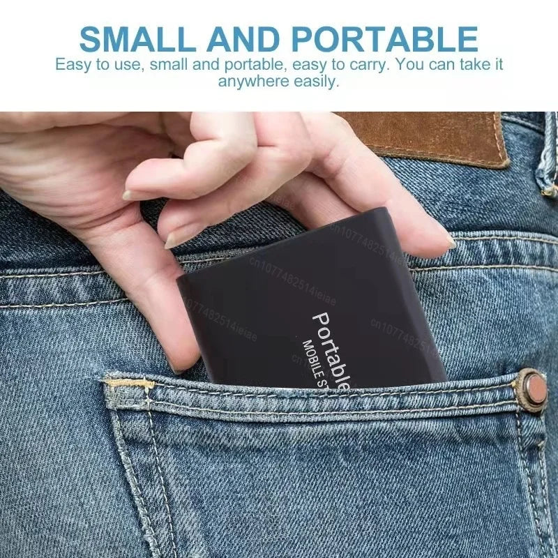 4TB Mini External Solid State Drive Portable SSD 8TB Hard Drive Small