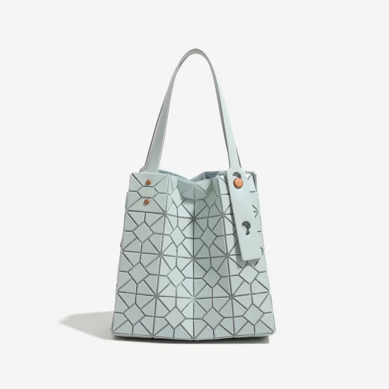 Fashion Geometric Diamond Tote Bag 2026 Versatile Six-grid Large-capacity Commuter Portable Armpit Bag New Style Handbags