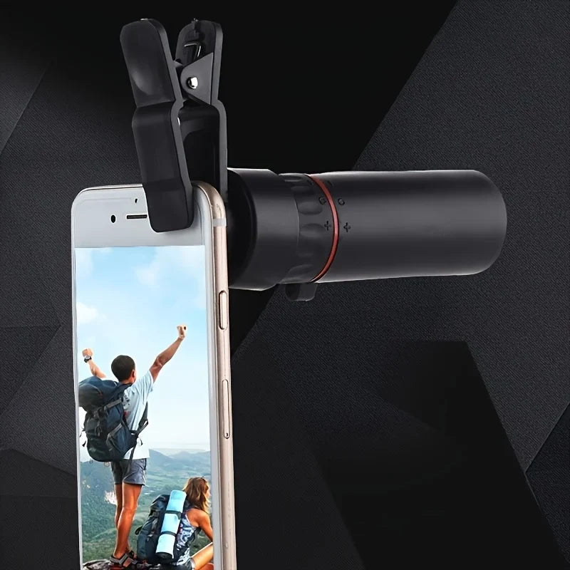 2000x25 HD Monocular Telescope, Compact Portable for Travel, Hiking