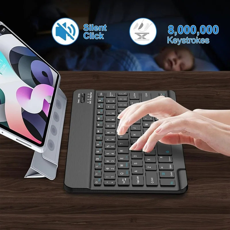 Bluetooth Wireless Keyboard Mini Keyboard For Laptop Tablet Phone Ipad Xiaomi Rechargeable Gaming Keyboard Android iOS Windows