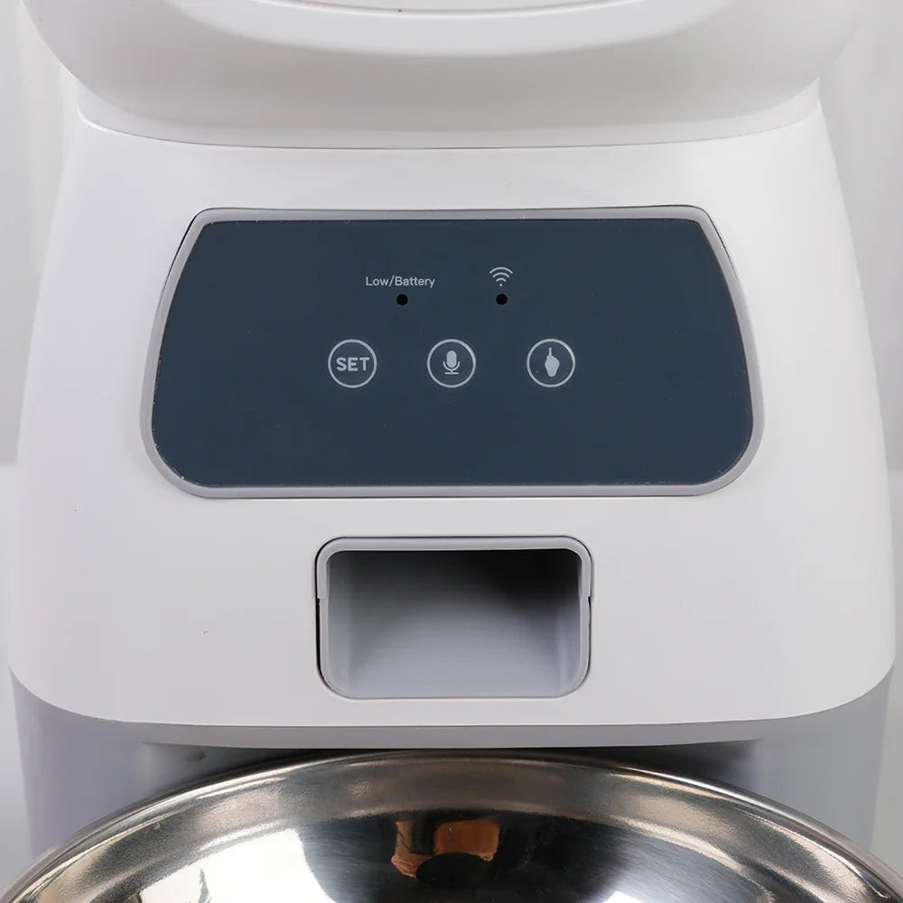 3.5l Automatic Pet Feeder for Cats Wifi Smart Swirl Slow Dog Feeder