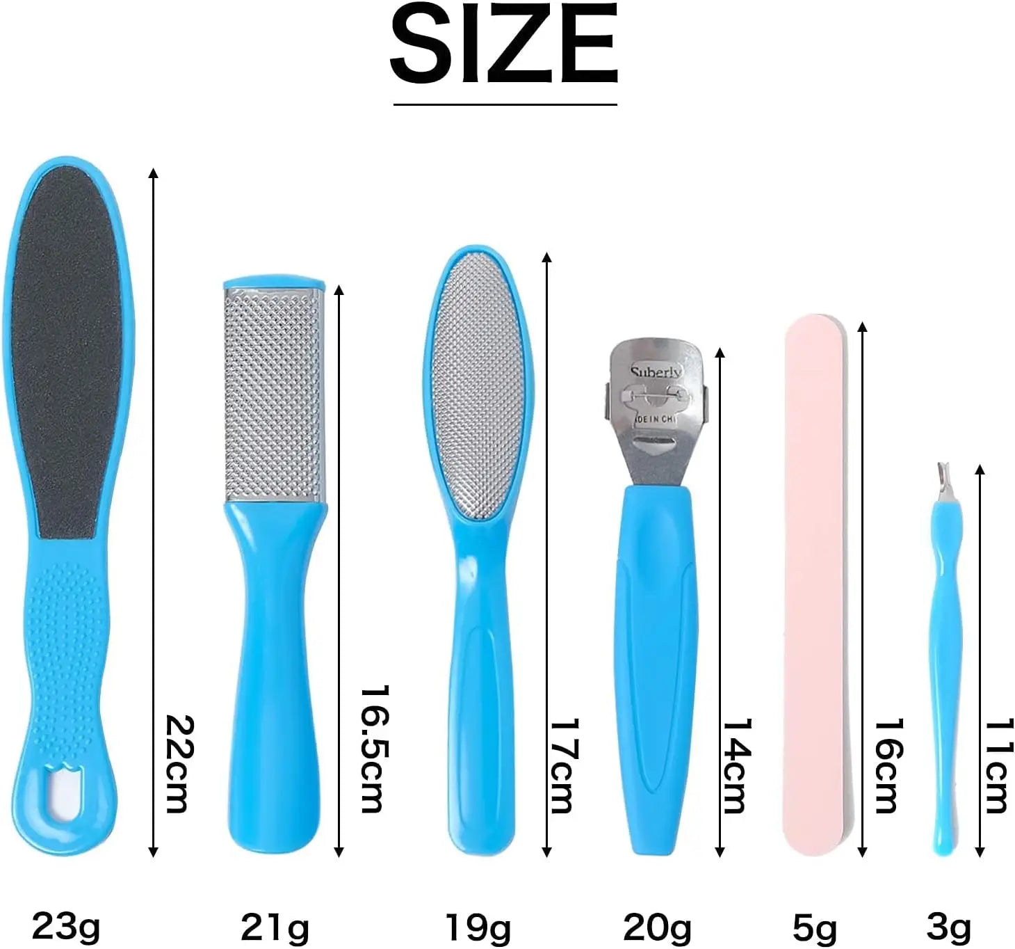8 Piece Set Foot Octopus Fish Eye Exfoliating Heel Sharpener Heel