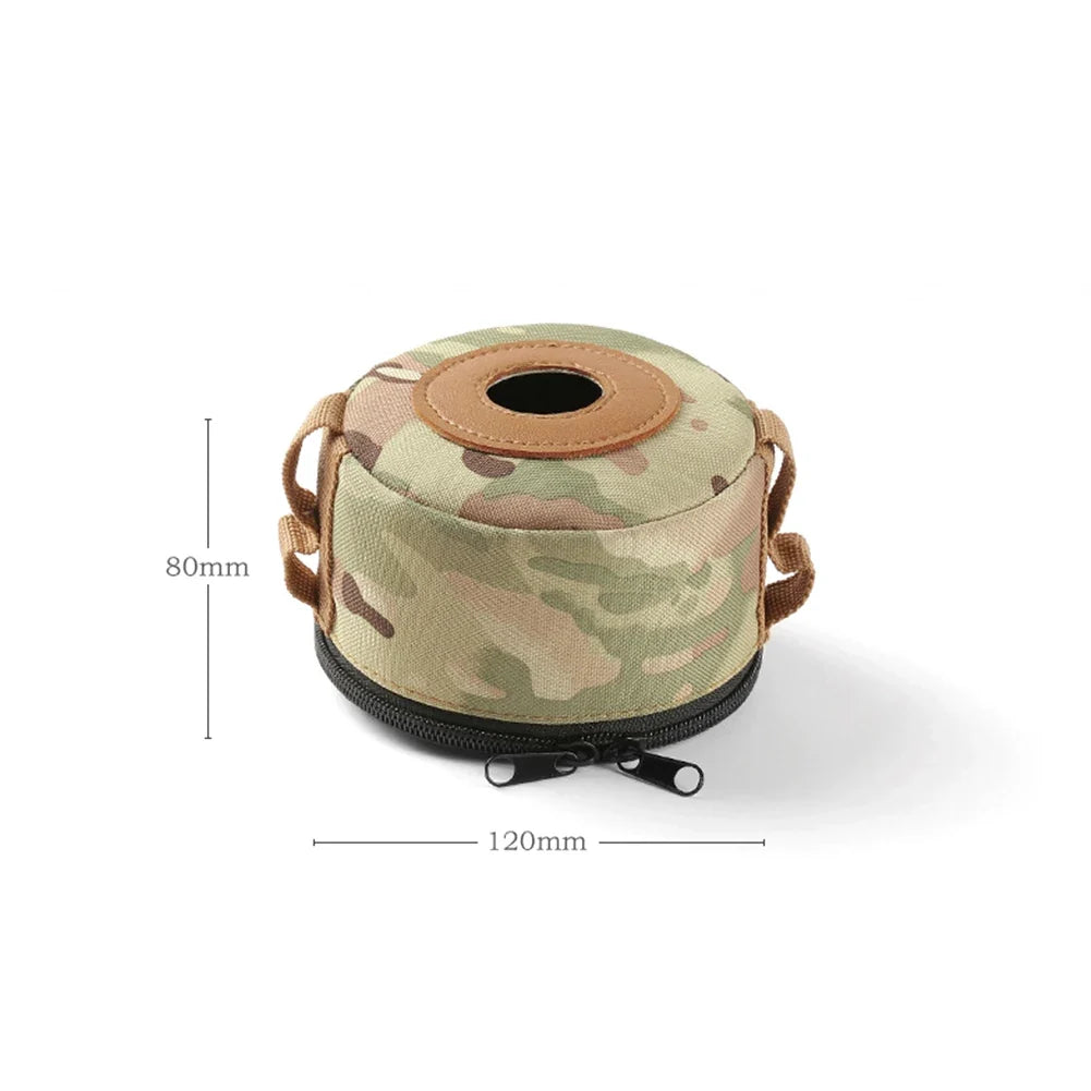Camping Gas Can Portable Ventilated Propane & Butane Protector Outdoor