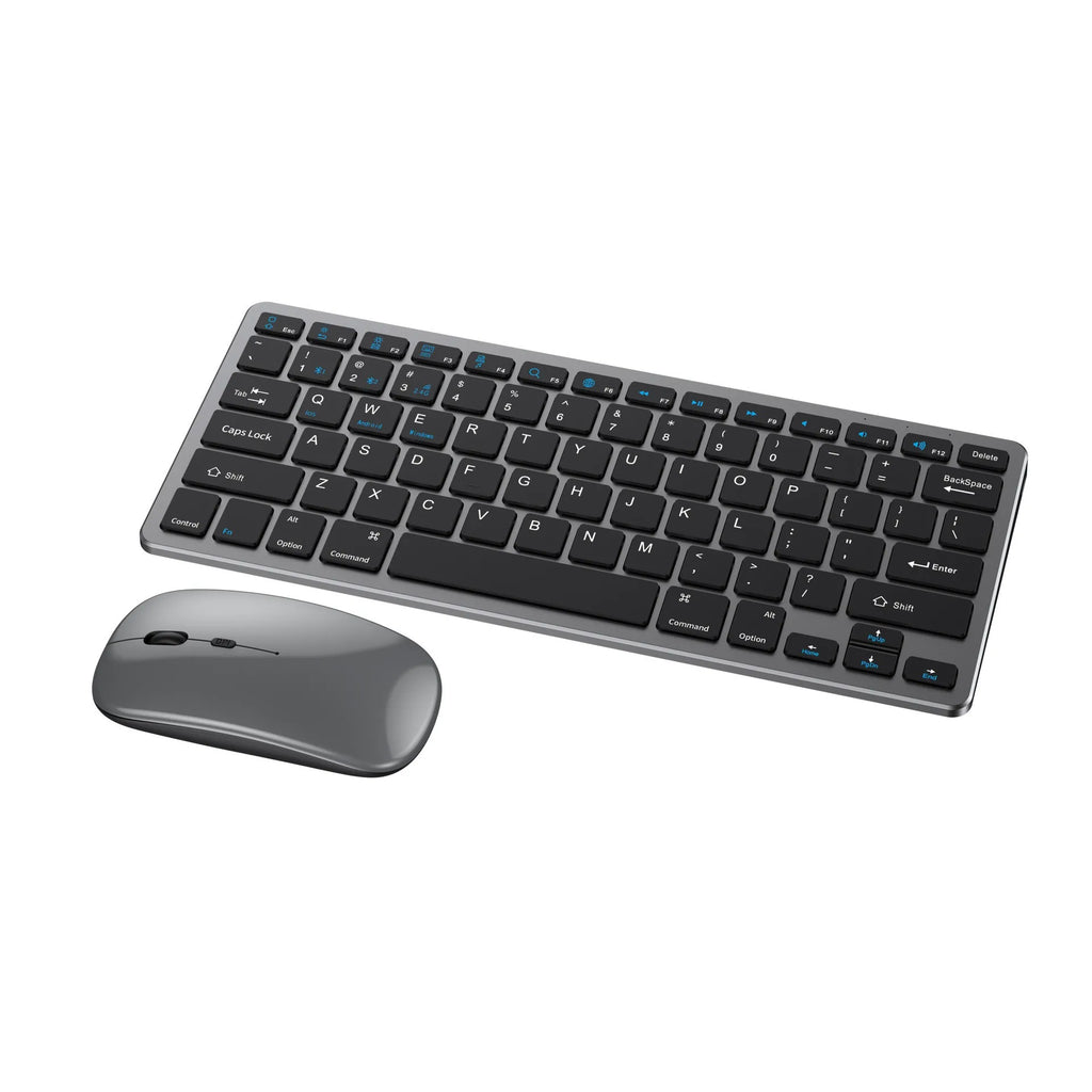 AIPHY™ K818 3-Mode Wireless Keyboard & Mouse Combo – Bluetooth 5.0 + 2.4GHz, Rechargeable, Multi-Device | FlipStylez LLC®