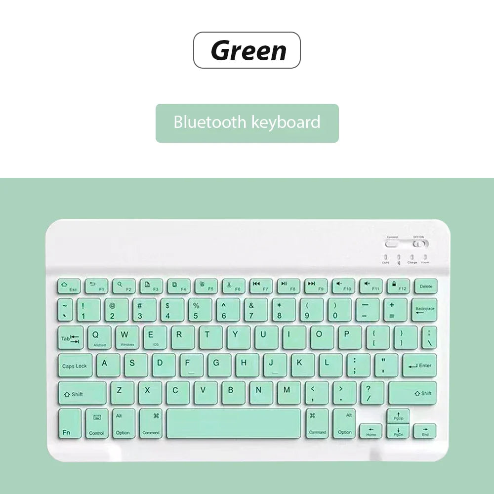 EMTRA™ Bluetooth Wireless Keyboard & Mouse – Rechargeable, Silent, 7 Colors, iPad, Phone & Tablet Ready | FlipStylez LLC®