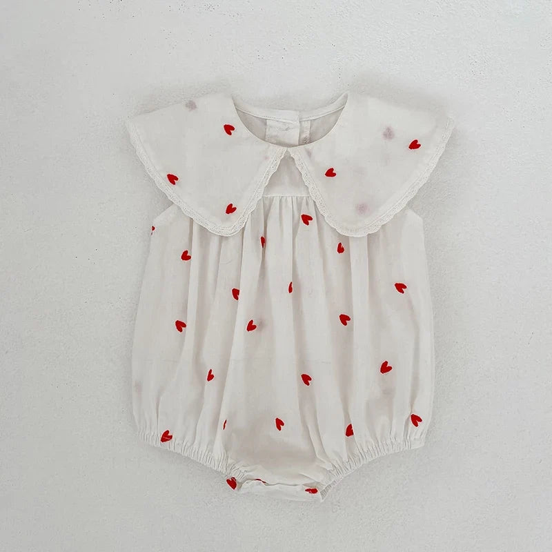 New Summer Newborn Baby Girl Jumpsuit 0-24m Baby Girl Clothing