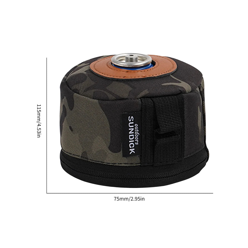 Camping Gas Can Portable Ventilated Propane & Butane Protector Outdoor