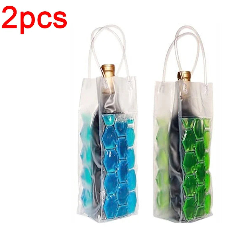 Wine Ice Bag Holder Champagne Beer Cooler Whisky Can Drink Cooler Gel Cooling Chiller Bar Accessories BTBD01