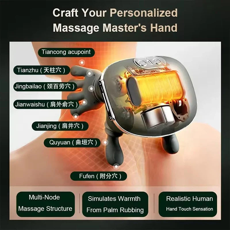 Bionic Neck Shoulder Massager N7 Kneading Massager Shawl 3-Level Modes