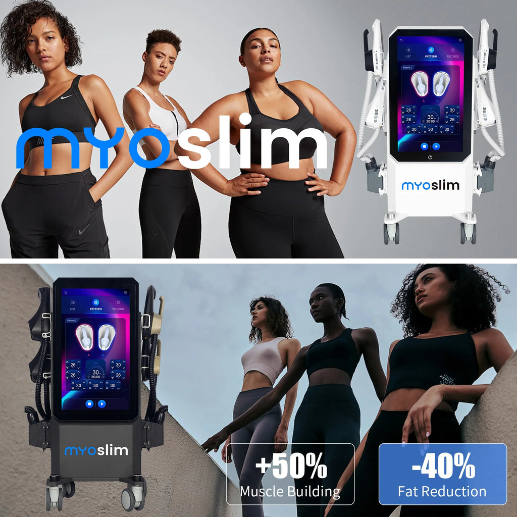 New Upgrade MYOslim PRO 6500W NEO Nova Body Sculpt Machine EMS+EMT RF Cellulite Removal Pelvic Stimulator Salon Use