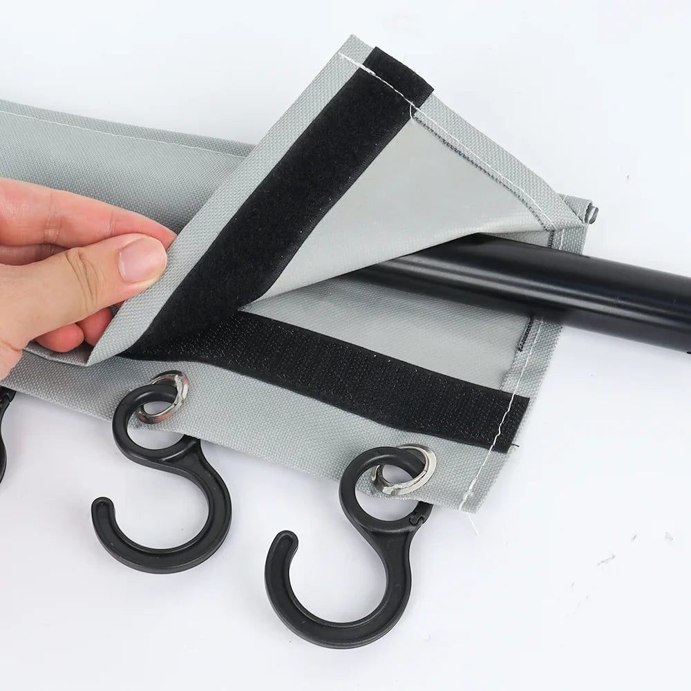 Camping Coat Hooks Racks Clothes Hook Rail with Piping for Caravan