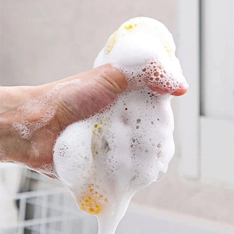 5/10/20pcs Double Side Dishwashing Sponge Dish Washing Brush Pan Pot