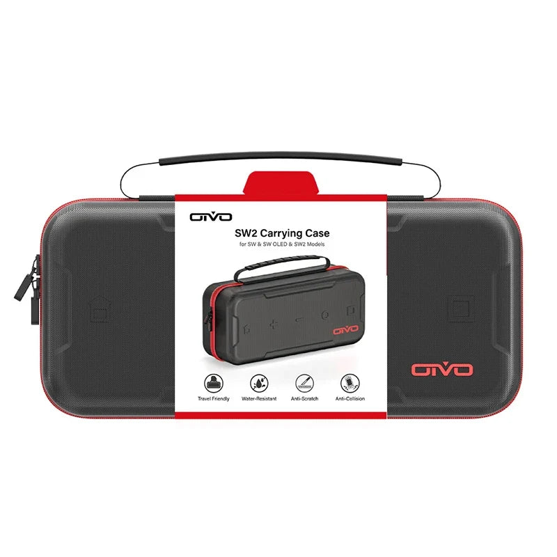High Quality Big Carrying Case for Switch2 Console Portable Pouch Bag w/ Game Card Cartridges For NS Switch 2 Accessory Storage