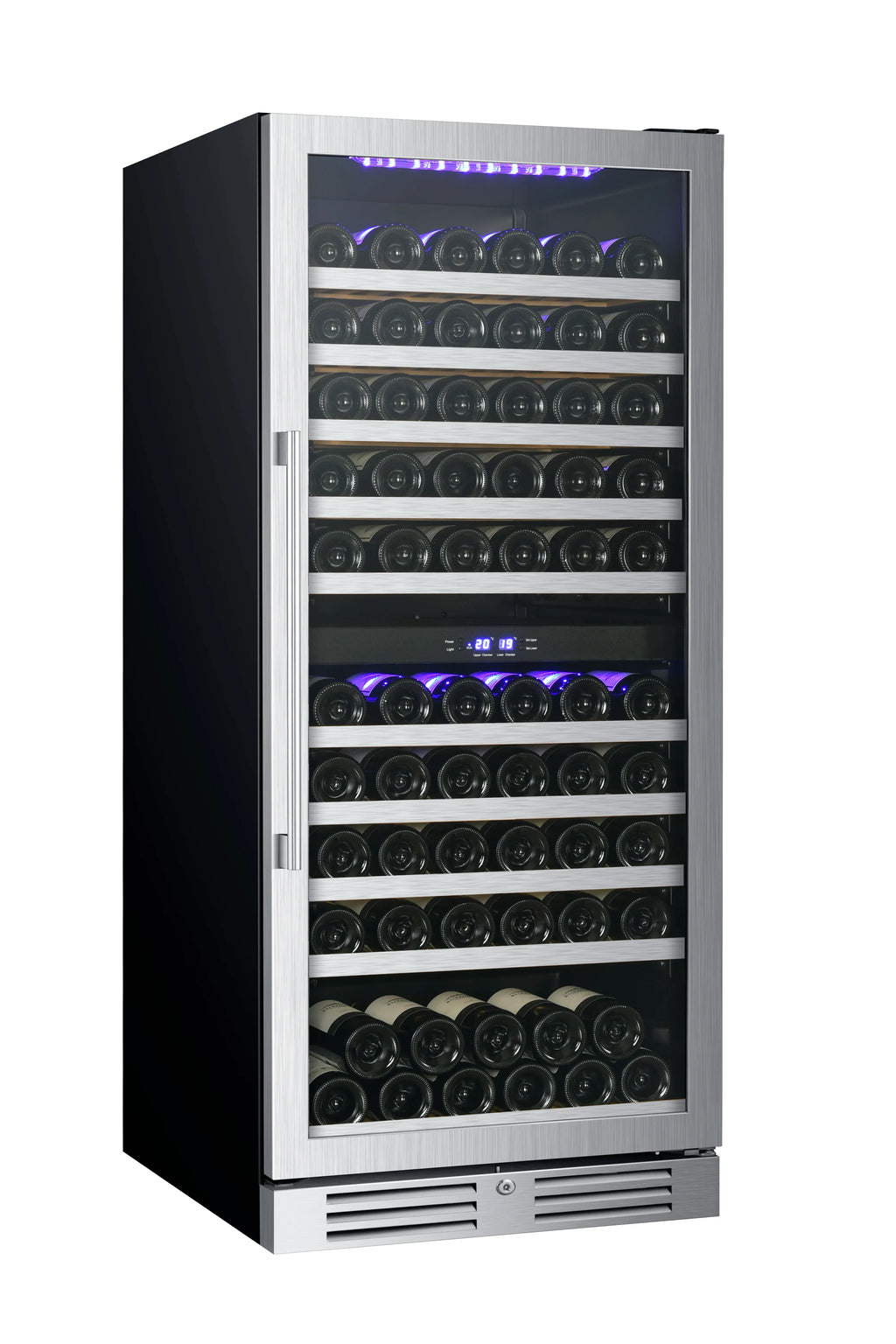 Airo JG110A Electric Compact Single-Zone Stainless Steel Countertop Wine Cooler LED Display Built-in Factory Use Eco-Friendly