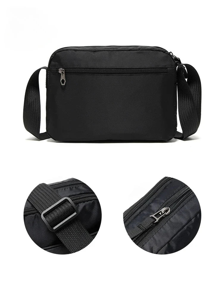 VOLUNTEER Crossbody Bag Men Casual Oxford Cloth Waterproof Phone Bag Man Fashion Commuter Adjustable Shoulder Bags Male 1713-13