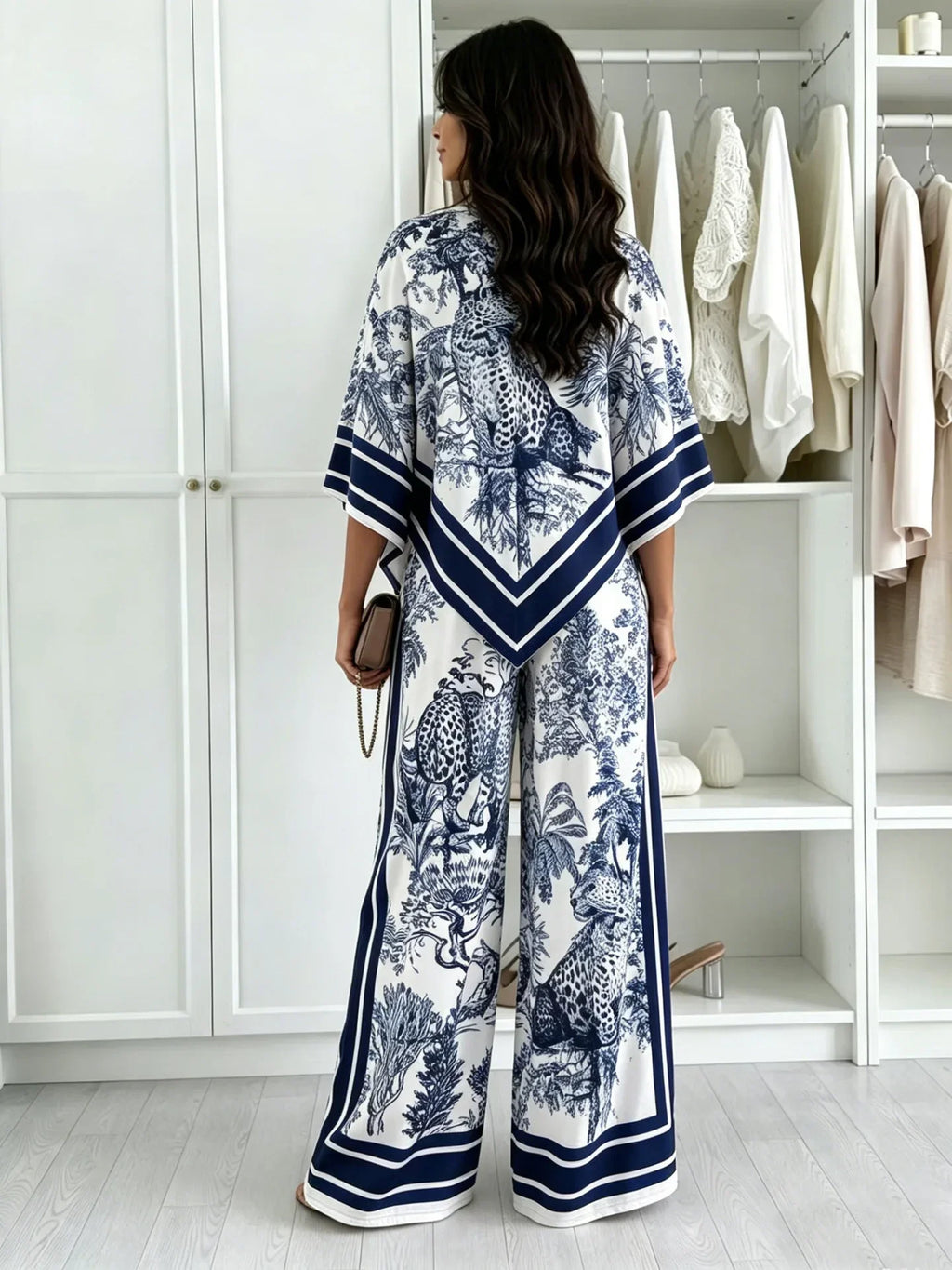 New Women Sets Spring Summer Boho Fashion Printed Matching Set Floral