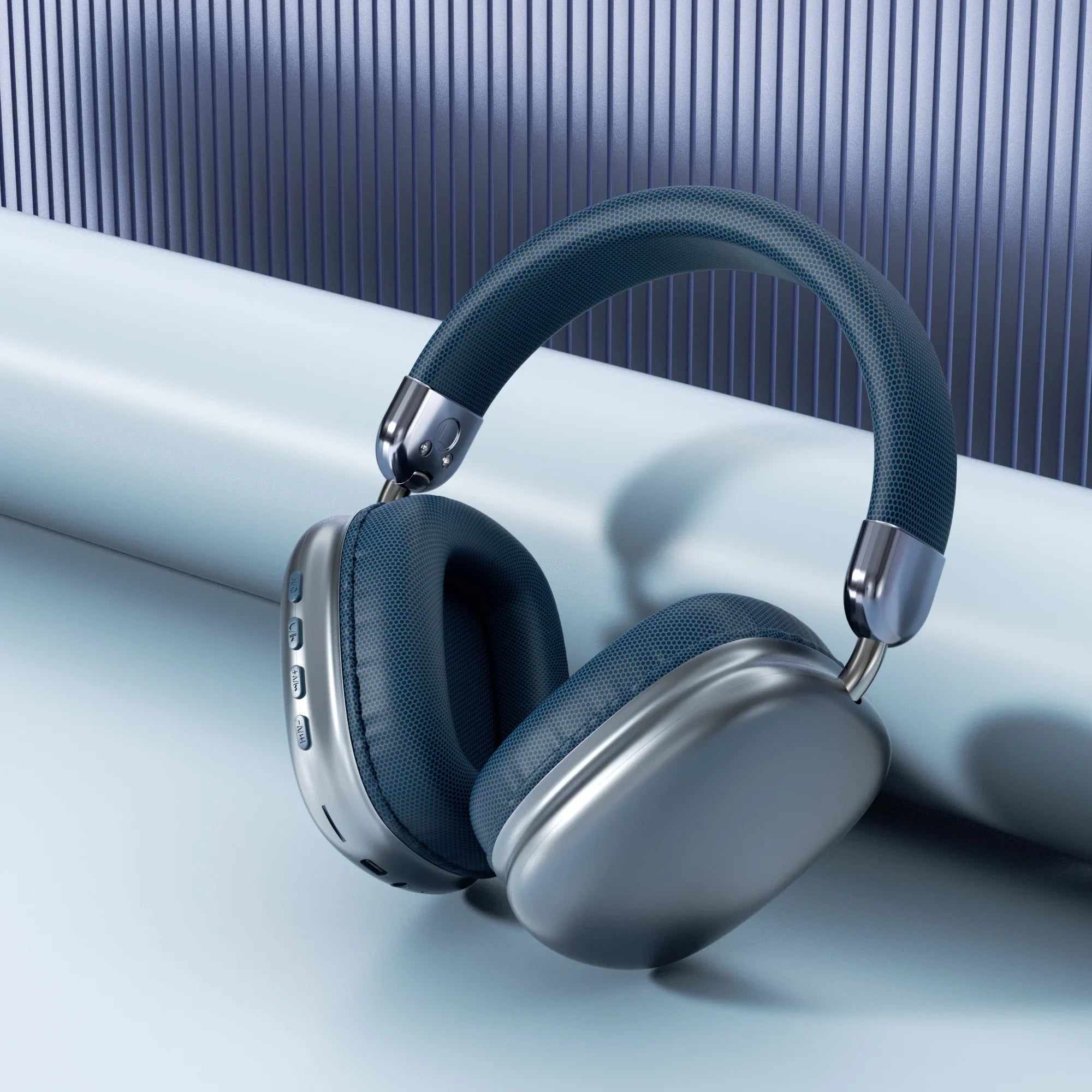 Original 9D Surround Sound Headsets Metal Wireless Bluetooth Headphones with HD Mic Noise Reduction Gaming Earphones for iPhone