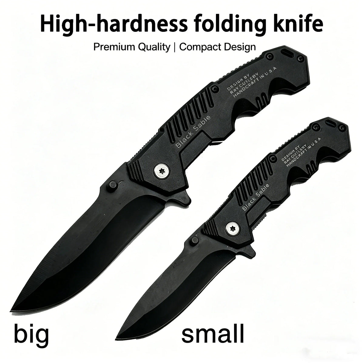 This multi-functional all-in-one folding knife is a portable tool for outdoor camping, hiking, survival, and household peeling