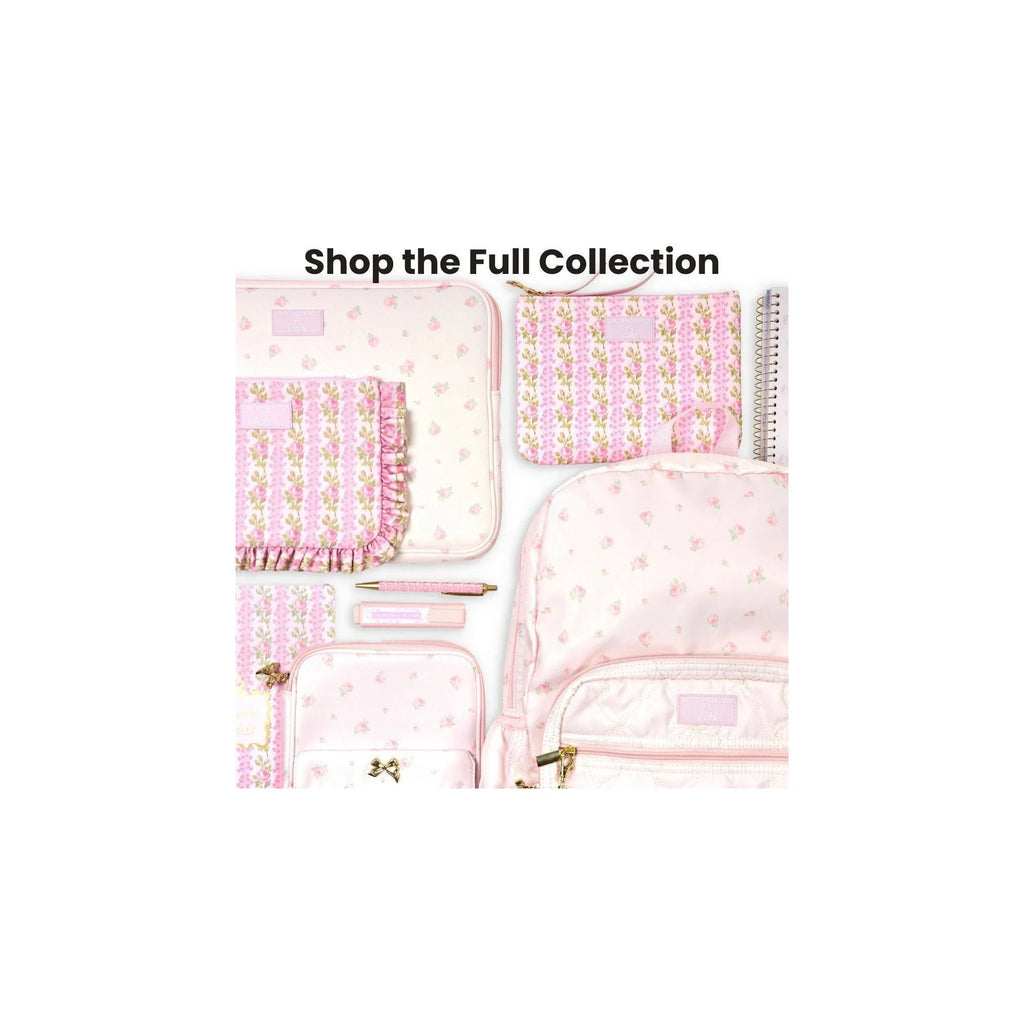 Strawberry Macaroon Wide Ruled Composition Notebook, 7.5 X 9.75 Inch Floral Cover For School Notes And Writing