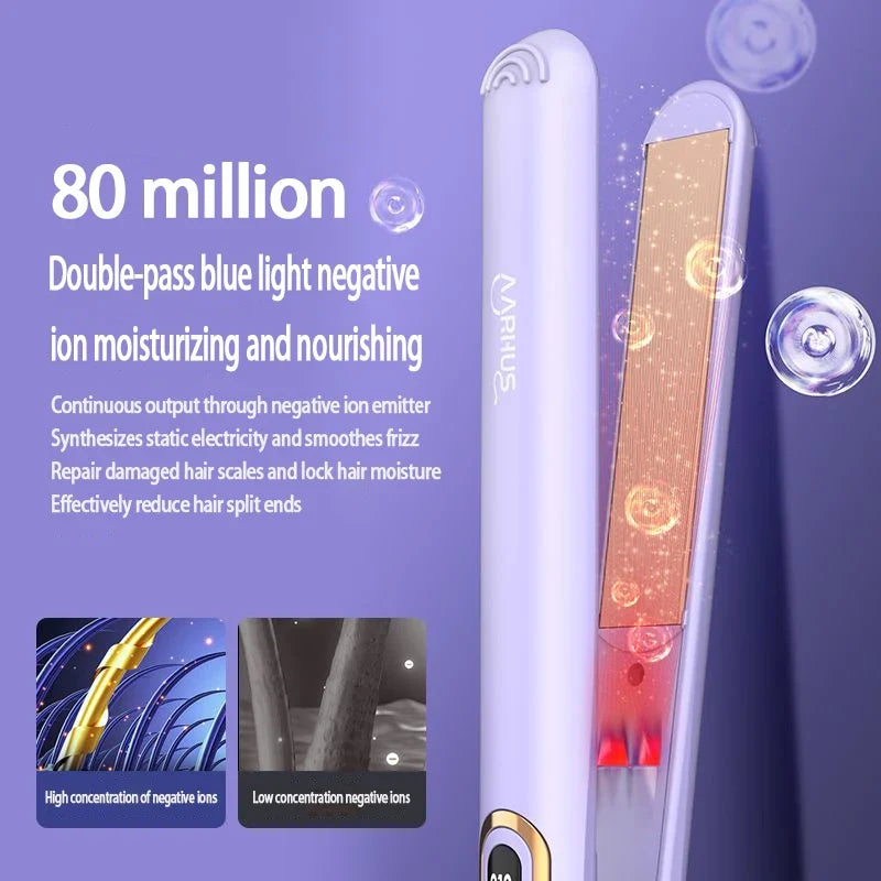 Professional Hair Straightener For Xiaomi Hot Comb Hair Style Tool Fast Heating Hair Iron Curler 2 in 1 Hairdressing Appliance