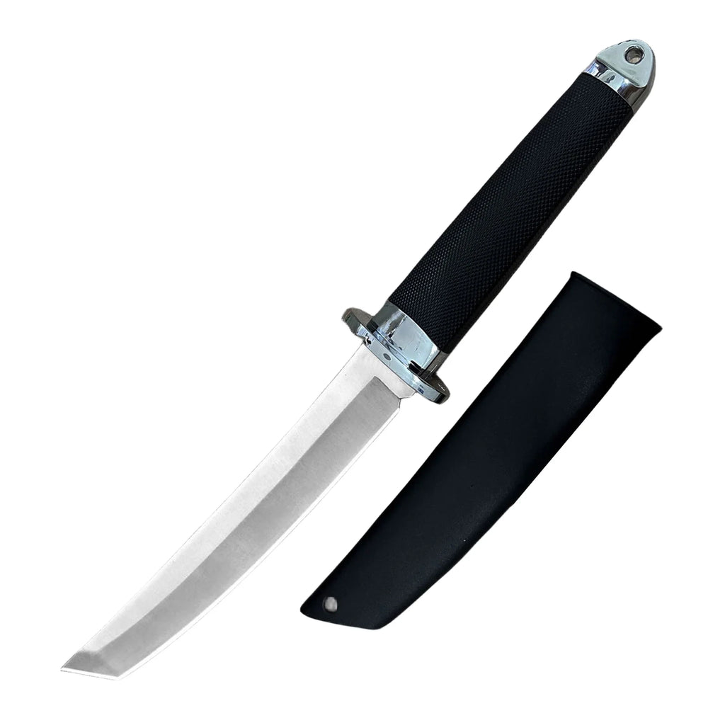 Camping Outdoor Straight Knife, Field Survival Knife, Integrated Keel