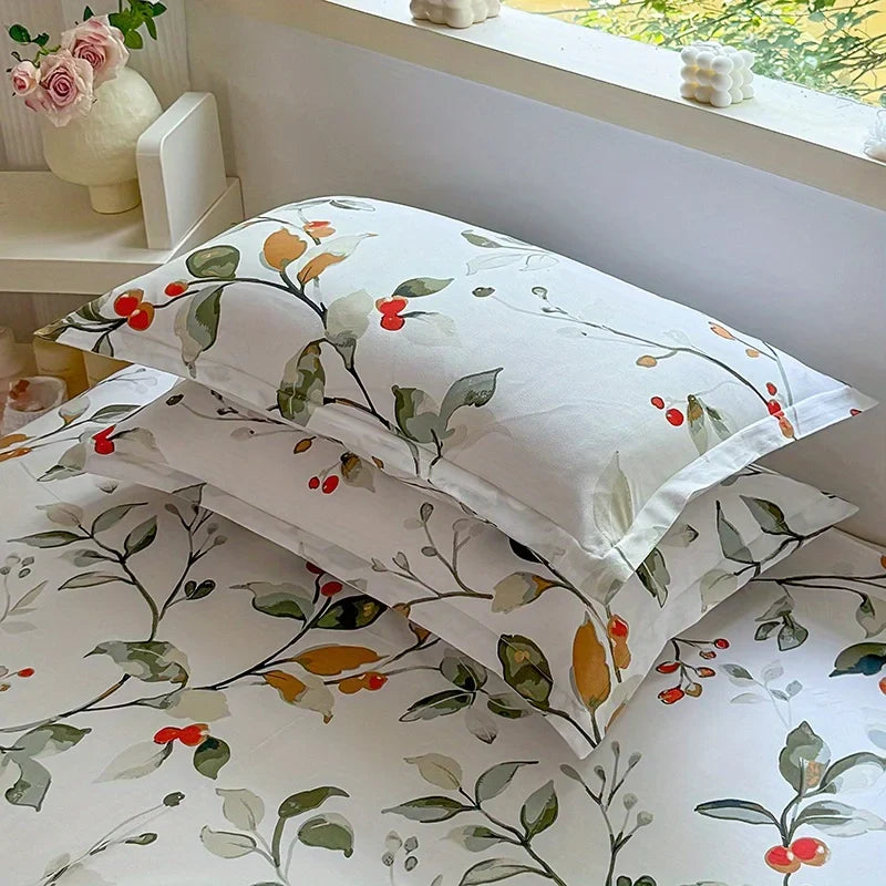 3pcs Print Bedding Set, Soft and Comfortable, Suitable for Bedroom