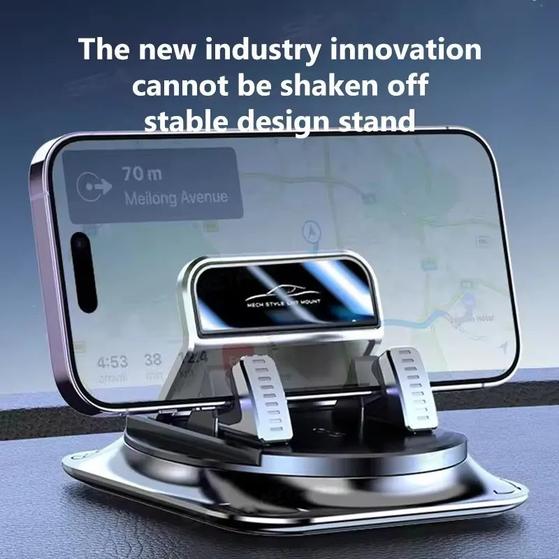 Car Phone Mount Anti Slip Silicone Dashboard Phone Holder 360-Degree