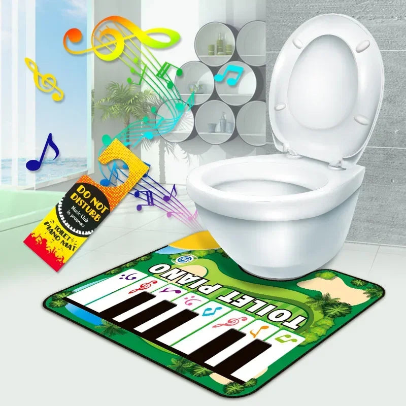Adult Electronic Piano Game Toilet Carpet Fun Stress Relief Music Rug