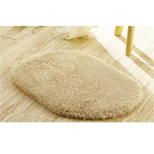 Cashmere Bath Bathroom Bedroom Floor Mat Shower Rug Non-Slip Thicken