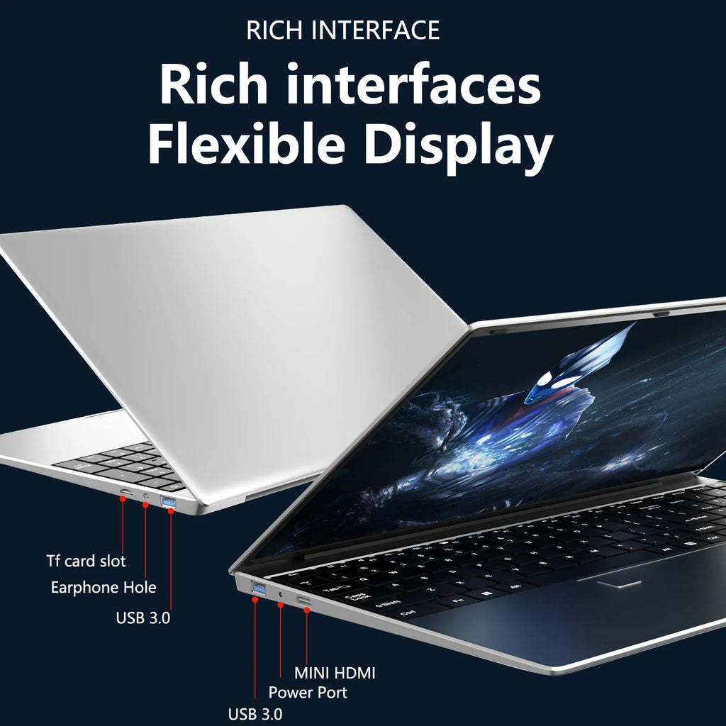 Intel Core i9 10980HK 15.6 Inch Gaming Laptop 32GB RAM 2TB SSD Fingerprint Unlock WiFi 6 4K Ultrabook Pro Max Speed