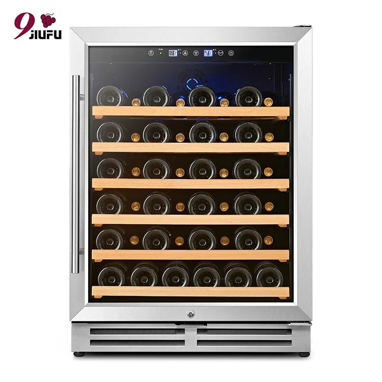 Household Appliance Cabinet Wine Cellar Refrigerator with Bottle Cooler Cabinet for Kitchen Home Bar Party Beverage Store