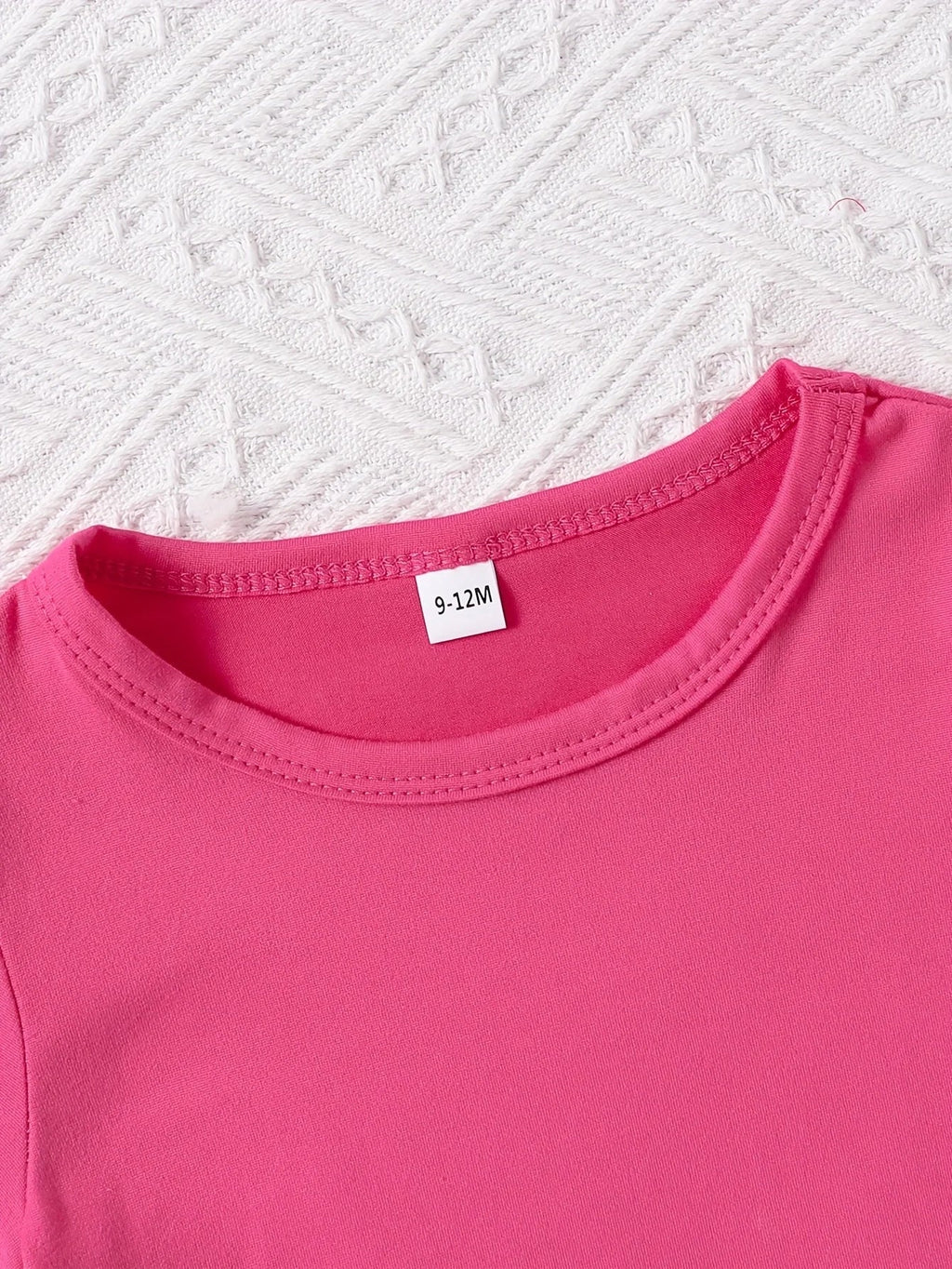 Baby Girl Round Neck Short Sleeved Daddy's GIRL Fashionable Letter