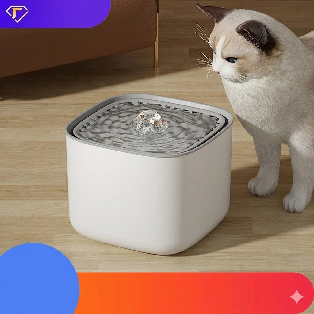 3L Cat Water Fountain – USB Electric, Auto-Recirculating, Silent Pump, Large Capacity Pet Water Dispenser | FlipStylez LLC®