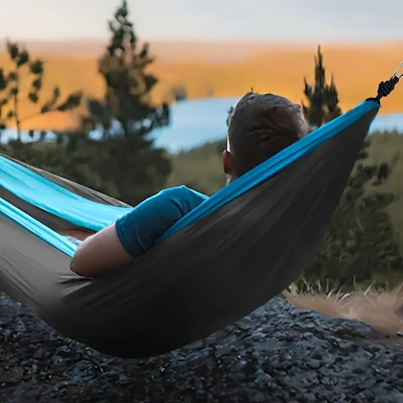 Camping Hammock Single Portable Hammocks with 2 Tree Straps and