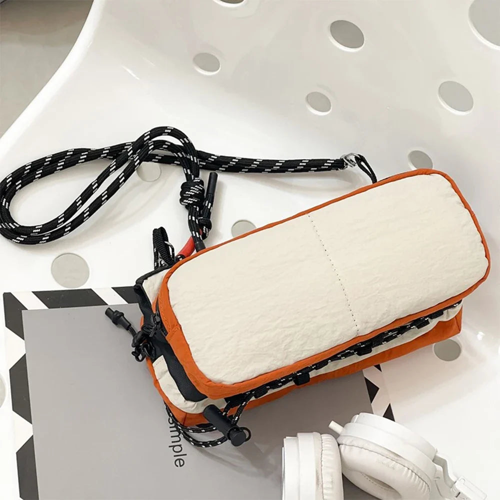 Water bottle bag, simple and lightweight crossbody bag, fashionable and casual sports shoulder bag, mobile phone bag