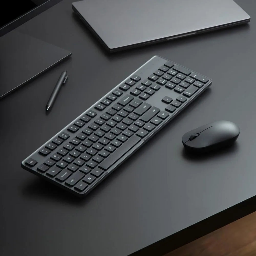 Xiaomi® Wireless Keyboard & Mouse Set 2 – 2.4G Slim, 104 Keys, Smart Energy-Saving Sleep Mode | FlipStylez LLC®