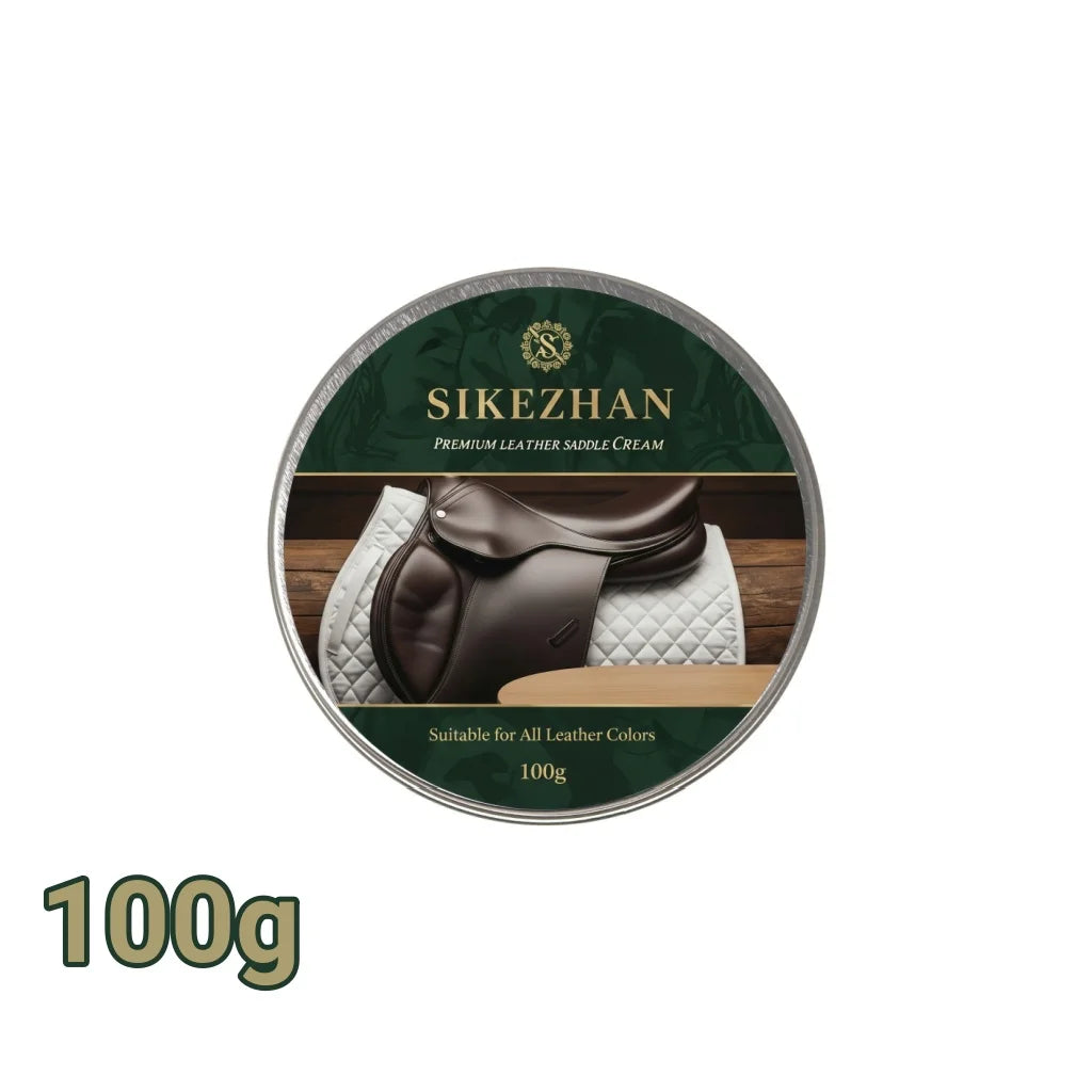 Premium Leather Saddle Cream - Anti-Crack & Waterproof Conditioner for Equestrian Tack, Horse Saddles, Bridles, Boots