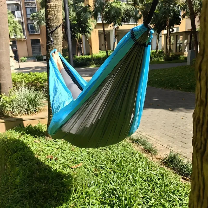 Camping Hammock Single Portable Hammocks with 2 Tree Straps and