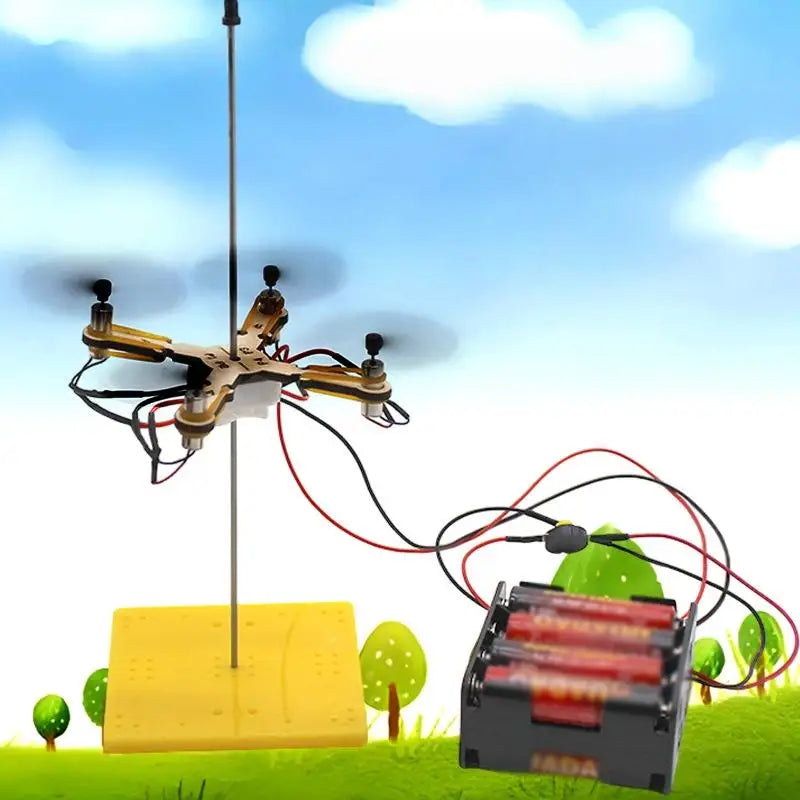 4-Leaf DIY Drone Model Set: Technology Physics Teaching Tool
