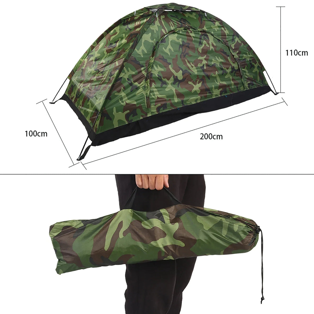 Camouflage Tent One Person Tent Outdoor Tent Outdoor Camouflage UV