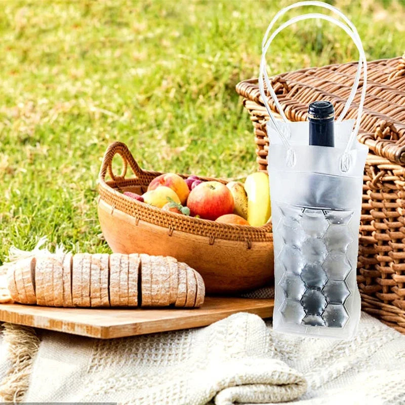 Wine Ice Bag Holder Champagne Beer Cooler Whisky Can Drink Cooler Gel Cooling Chiller Bar Accessories BTBD01